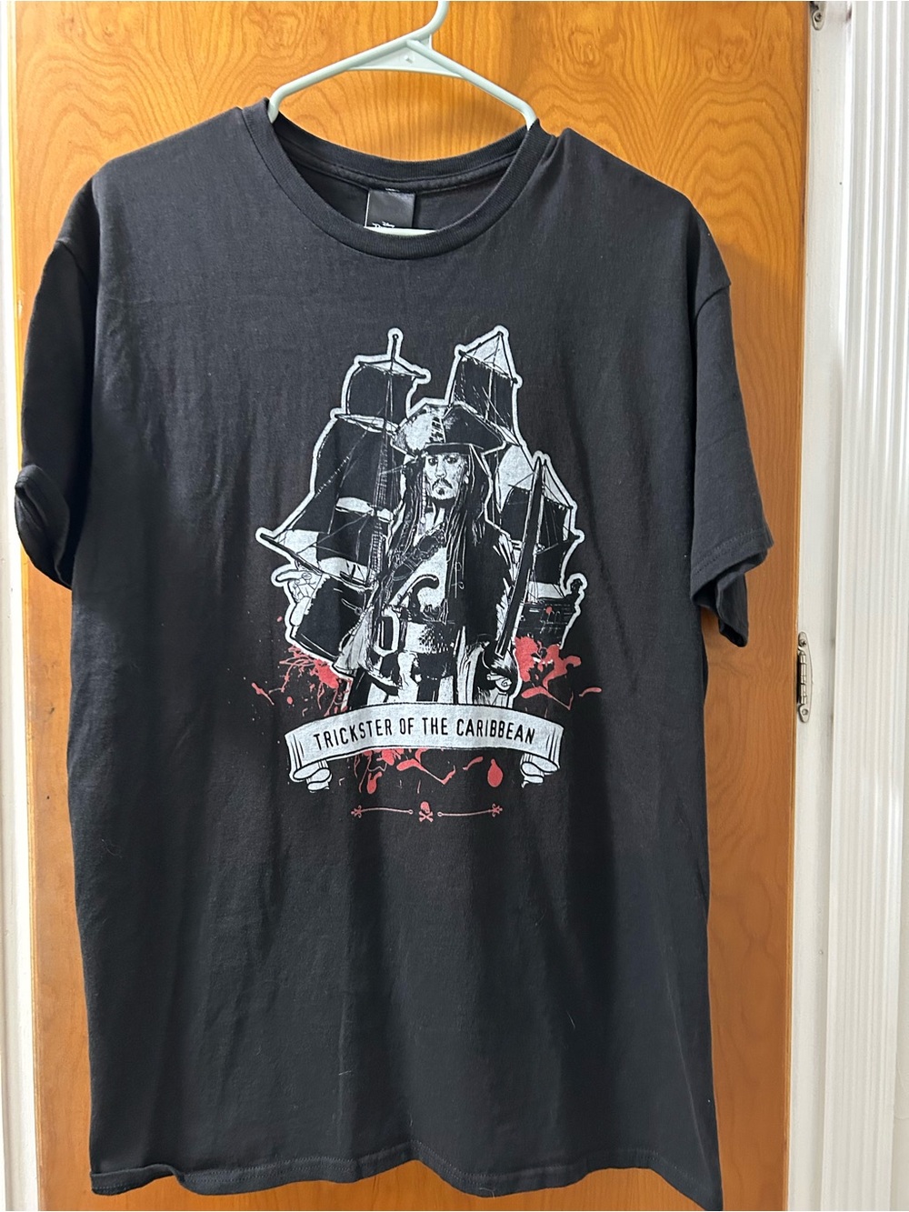 Disney Black Short Sleeve Graphic Tee - Trickster of the Caribbean